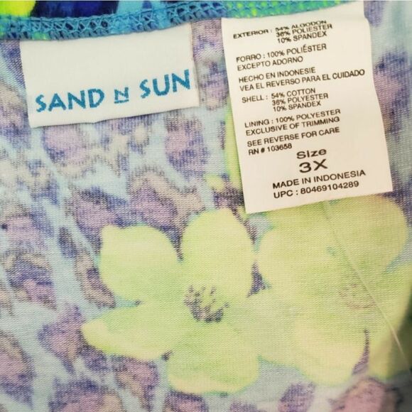Sand & Sun Swim Shorts & Bikini Bottom (2) Size 3X - Picture 7 of 7